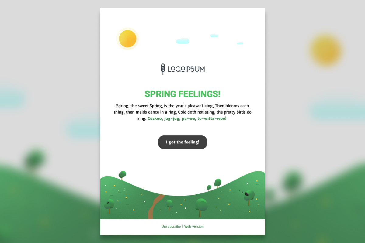 Email Templates for Spring Easter and Mother #39 s Day APSIS