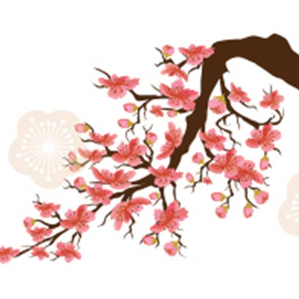 Happy Chinese New Year, Cherryblossom, free campaign images.