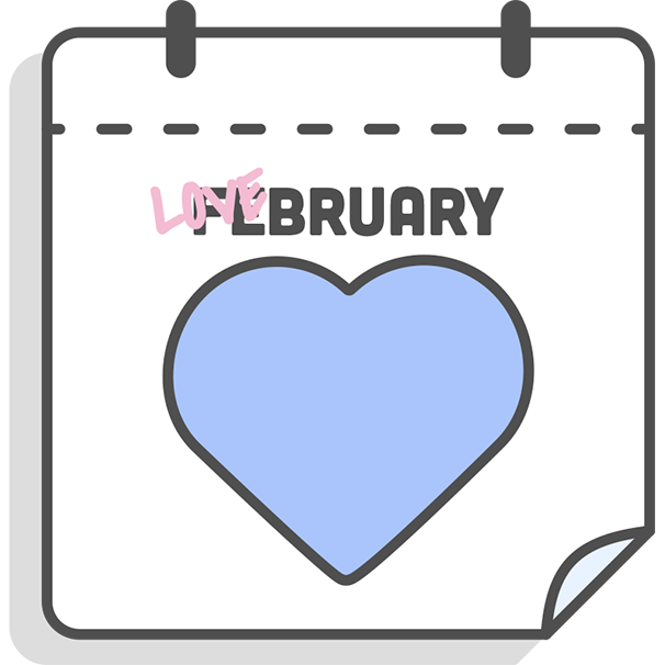 Happy valentines day, a free image bundle. Lovebruary.