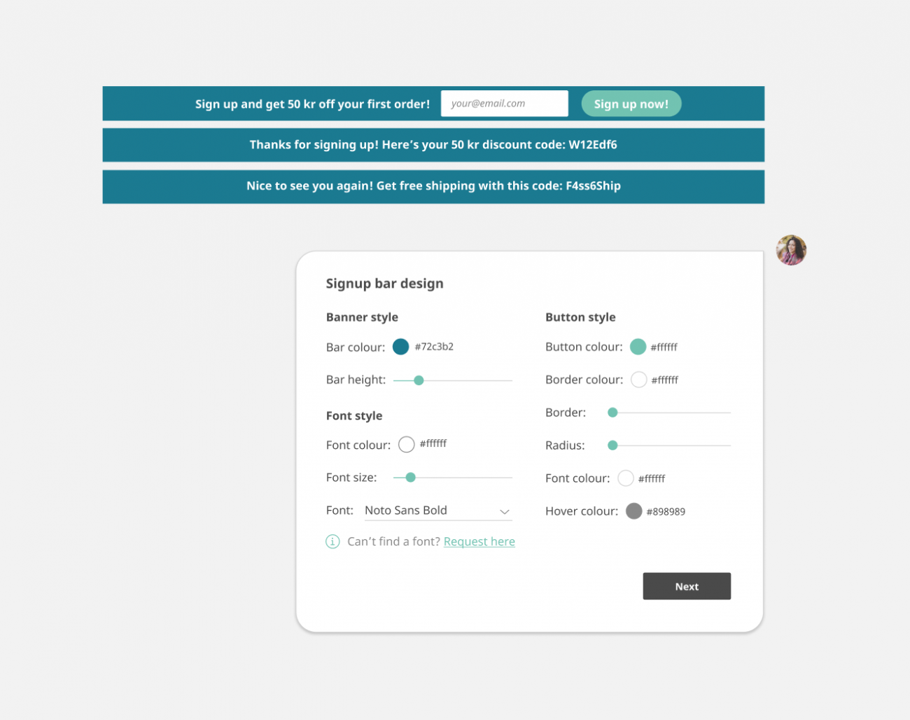 Website tool cookie consent
