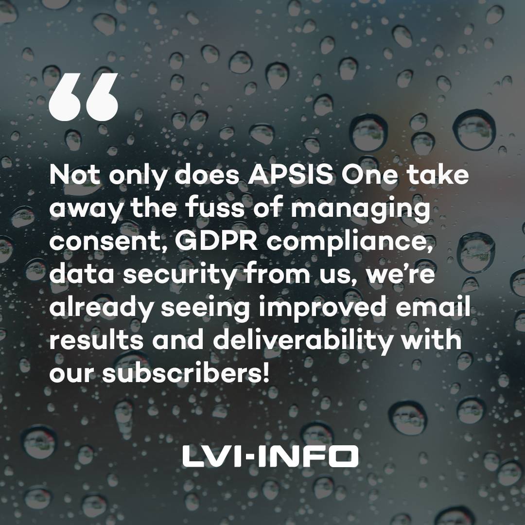 Liv-info an APSIS customer review.