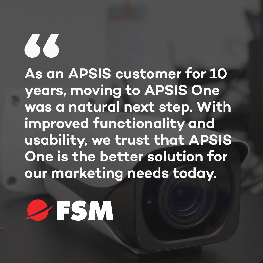 FSM, an APSIS customer review. 