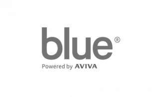 aviva blue grey logo