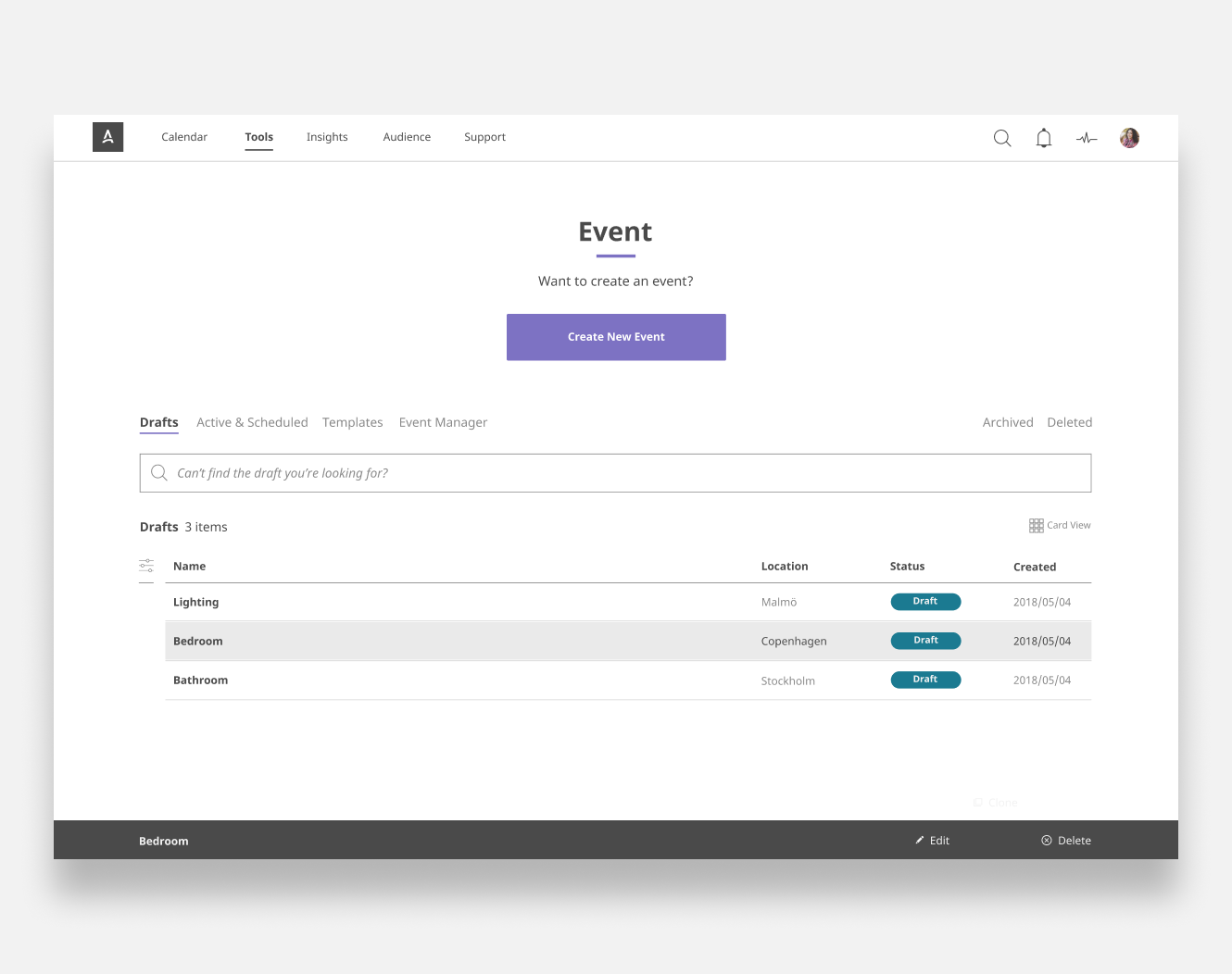 Ecommerce event