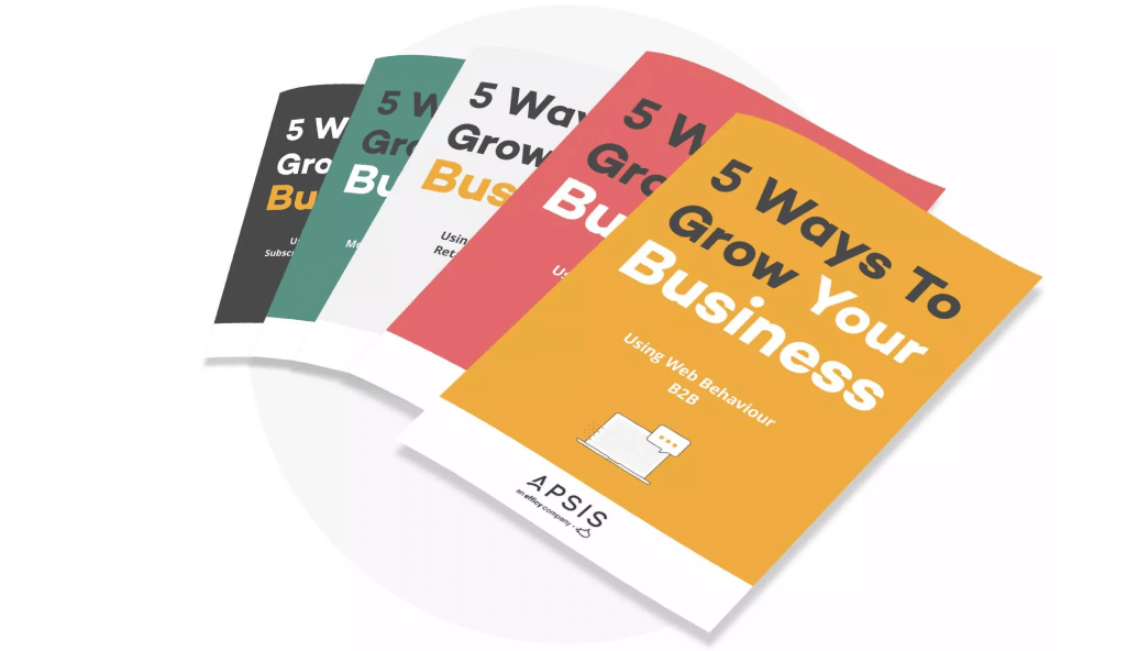 5 ways to grow your business handbook by Apsis. 